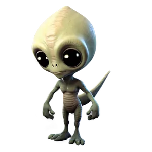 Cartoonish Cute Alien PNG Qyq43 PNG