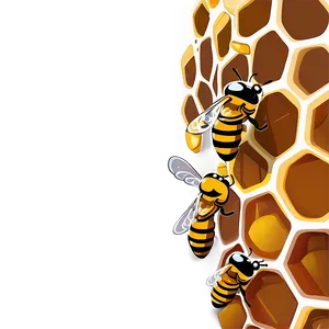 Cartoonish Honey Hive Png 43 PNG image