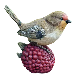 Carved Birdon Raspberry Sculpture PNG image