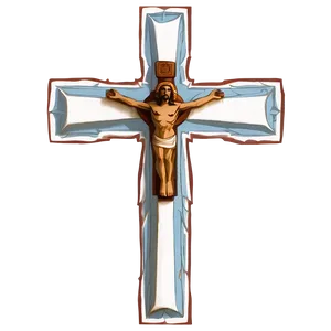 Carved Cross Blueprint PNG 35