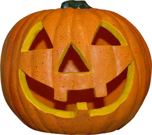 Carved Halloween Pumpkin PNG image