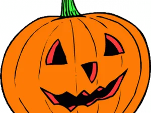 Carved Halloween Pumpkin Graphic PNG image