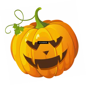 Carved Jack O Lantern Halloween Pumpkin PNG image