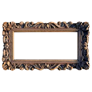 Carved Ornate Frame Png 06272024 PNG image