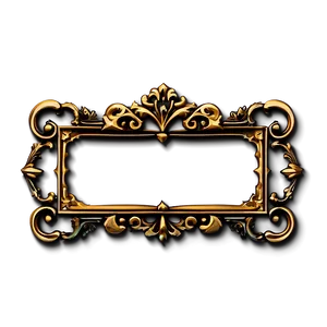 Carved Ornate Frame Png 06272024 PNG image