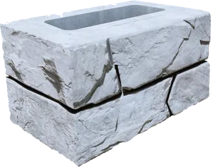 Carved Stone Basin Texture