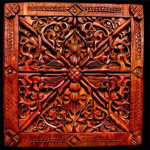 Carved Wood Board Detail PNG Yrp