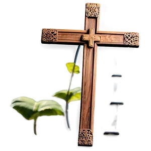 Carved Wooden Cross Png 53 PNG image