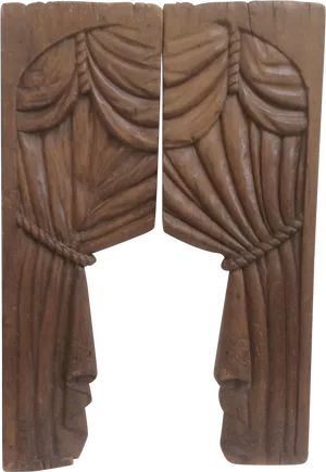 Carved Wooden Curtain Design