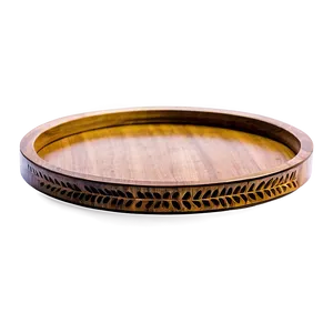 Carved Wooden Tray PNG Ltf
