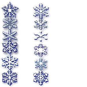 Cascading Snowflake Effect Png Ojl PNG image