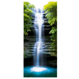 Cascading Waterfall PNG 05212024