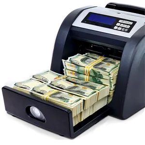 Cash Counting Machine Png 05242024 PNG image
