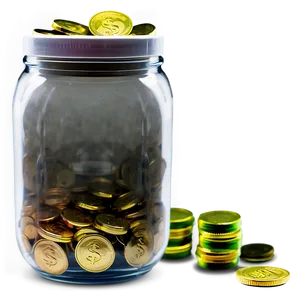 Cash Savings Jar Png Pto PNG image