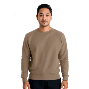 Cashmere Crewneck Sweatshirt PNG Ema31 PNG