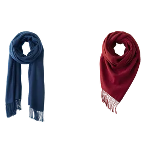 Cashmere Red Scarf PNG 06252024