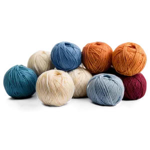Cashmere Yarn Ball PNG 06212024
