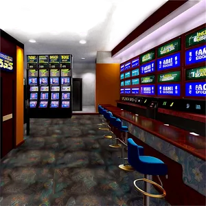 Casino Betting Terminals Interior PNG