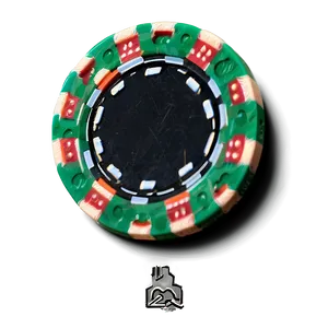 Casino Chip Top View PNG