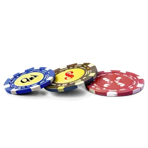 Casino Chips Closeup PNG Cga