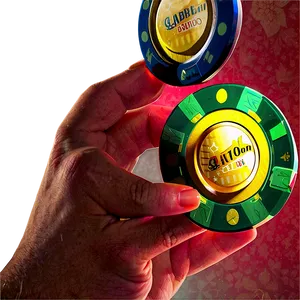 Casino Chips In Hand PNG 91