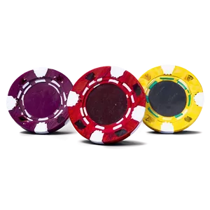 Casino Chips On Table PNG Wab