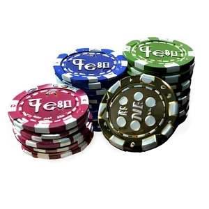 Casino Chips Spread PNG 06122024