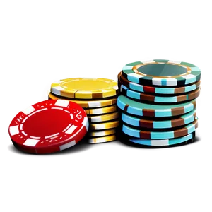 Casino Chips Stack Vector PNG 47 PNG