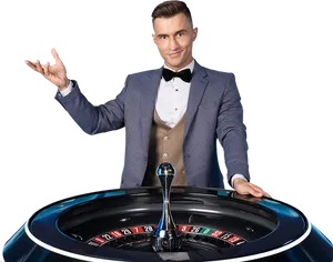 Casino Croupierat Roulette Table PNG image