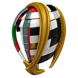 Casino Roulette Ball Stylized Sculpture