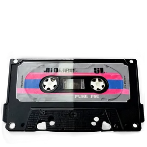 Cassette Tape With Label PNG 05252024 PNG