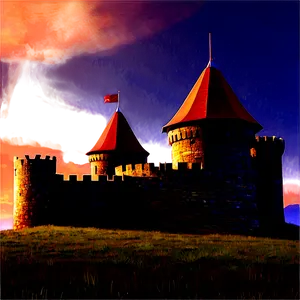 Castle At Dawn PNG 92