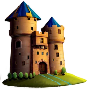Castle By The Sea PNG 05032024