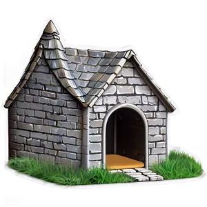 Castle Dog House PNG Ujo