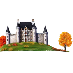 Castle In Autumn PNG 05032024 PNG