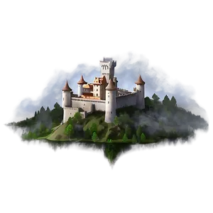 Castle In Fog PNG Ycy25 PNG