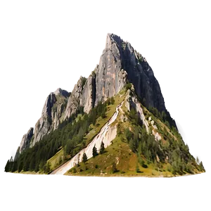 Castle In Mountains PNG Gug23