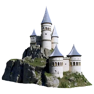 Castle In Mountains PNG Kip