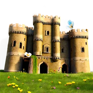 Castle In Spring PNG 05032024