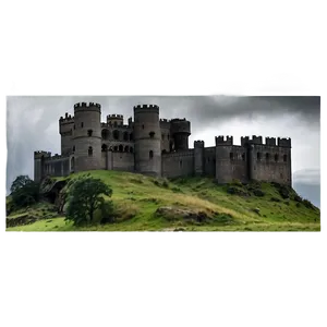 Castle In Storm PNG 05032024 PNG