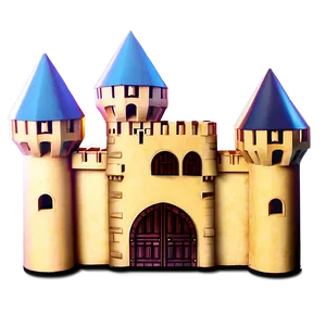Castle In Sunset PNG Jxp5