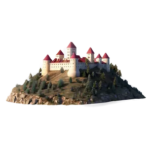 Castle On Hill PNG Byg