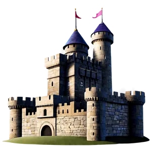 Castle Silhouette PNG Oij80