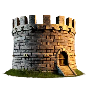 Castle Turret PNG Enk60