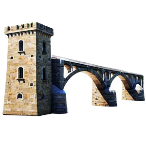 Castle With Bridge PNG 79