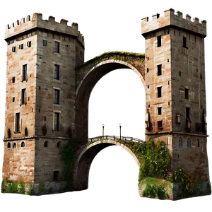 Castle With Bridge PNG 8