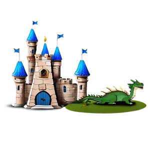 Castle With Dragons PNG 8 PNG