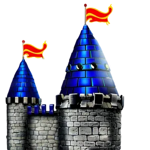 Castle With Dragons PNG Twh PNG