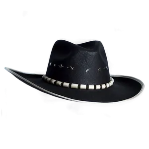 Casual Black Cowboy Hat Png 6 PNG image