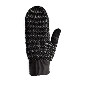 Casual Black Mittens Png 06282024 PNG image